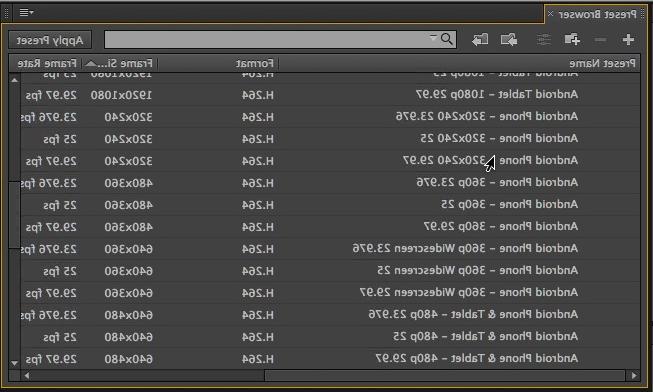 Adobe Media Encoder CS6